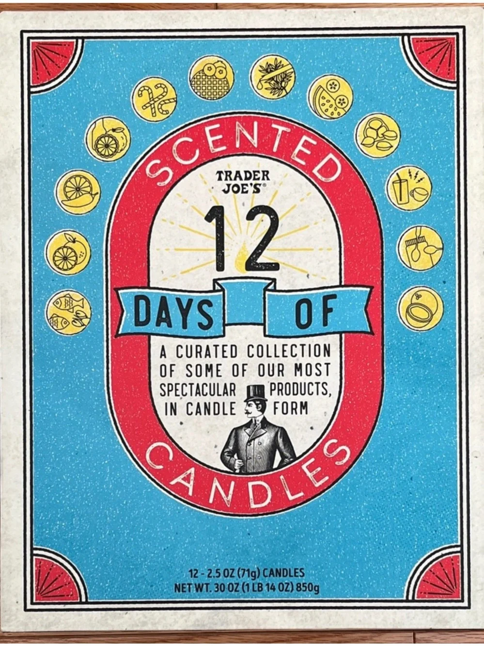Trader Joe’s Scented 12 Days of Candles